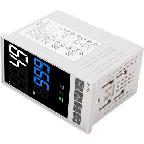 Intelligenter digitaler PID-Temperaturregler, Digitalanzeige, automatische Steuerung, AC100–240-V-Thermoregler, Format 48 x 96 mm, Präzisionsinstrument (1/5)