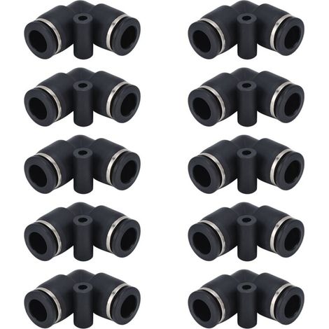 10 pièces Connecteur Pneumatique ABS Pratique et Durable pour Équipements d'Automatisation (1/5)