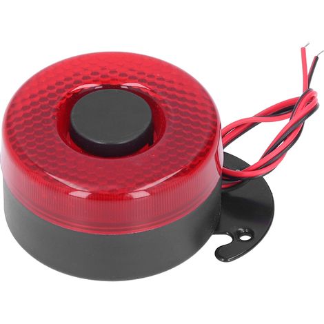 Klaxon électrique 12V ABS 105dB avec feux clignotants à LED, adapté aux camions, UTV et VTT. (1/5)