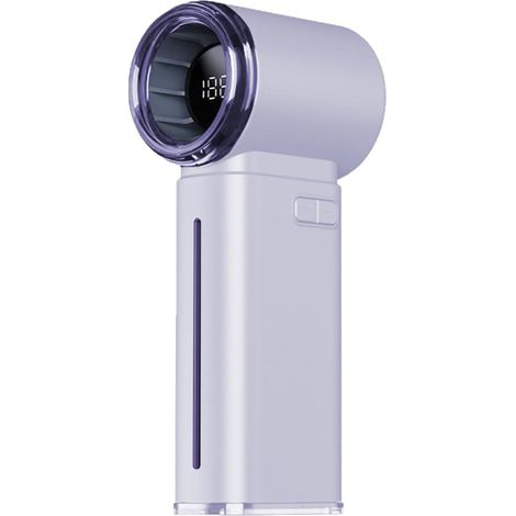 Ventilateur turbo portable rechargeable, ventilateur portable - Ventilateur personnel portable rechargeable turbo réglable, outil de refroidissement USB haute vitesse avec affichage numérique-Ne (1/5)