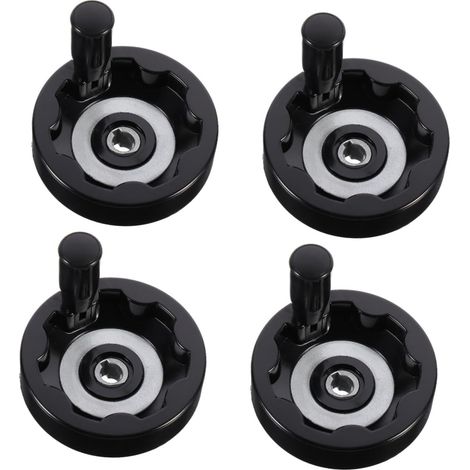 Lot de 2 Poignées de Porte en Alliage D'aluminium Double Face pour Porte Verre, Design Encastré, Finition Argentée, Poignée Seul Trou, Accessoires Salle de Bain Modernes (1/5)
