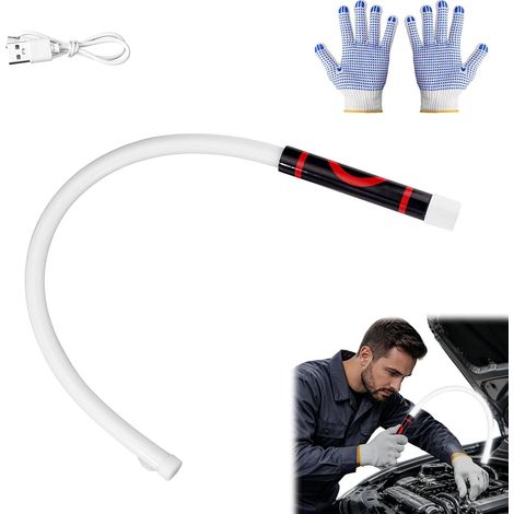 Bâton Lumineux LED Flexible, 76cm Rechargeable et Pliable Bâton Lumineux Travail à LED avec 3 Modes d'Éclairage pour l'Inspection Mécanique Réparation Automobile et Espaces Restreints (1/5)