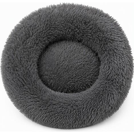 Nid en fausse fourrure pour chien et chat gris foncé XXL (1/5)