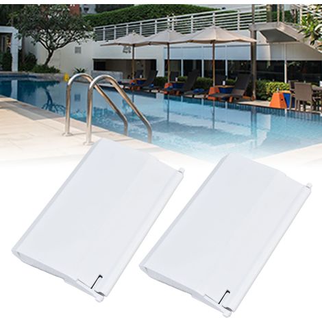 2 Stück/Verkauf von Ersatzteilen für Poolreinigungsskimmer mit Schwamm, Skimmerklappe und Deflektor. (1/5)