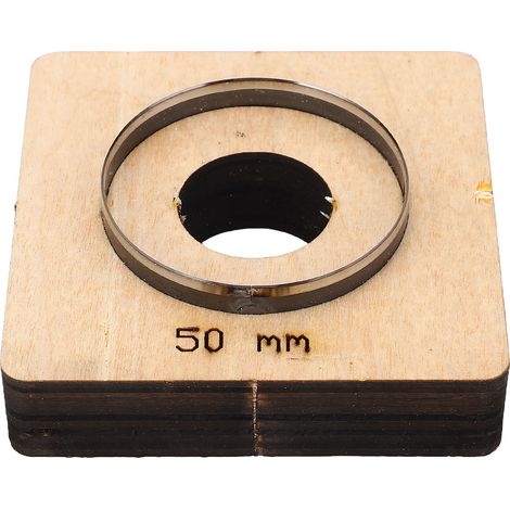 Matrice de découpe ronde pour cuir, emporte-pièce de 50 mm de diamètre pour plastique
