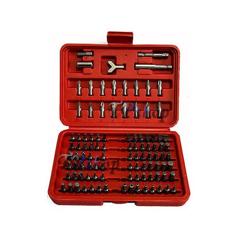 KIT 100 INSERTI PER CACCIAVITE AVVITATORE A BATTERIA IN VALIGETTA