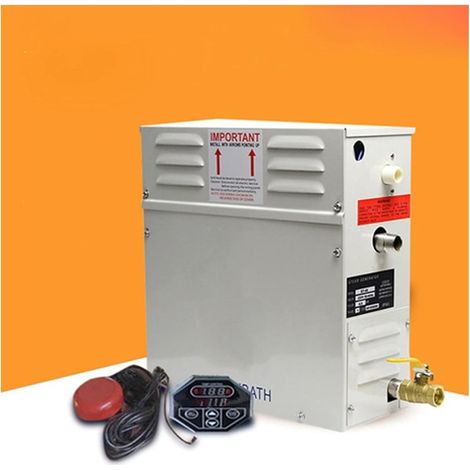 Poêle de sauna électrique 15kw 18kw Générateur de vapeur Ménage Bain à vapeur Sauna Sheet Sheet Furnace Steam Steam Steamer Controller Digital Controller Poêle de sauna Chauffe-sauna pour bain de va