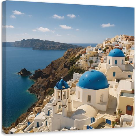 Wandbild Santorini Griechenland Landschaft 40x40 cm (1/5)
