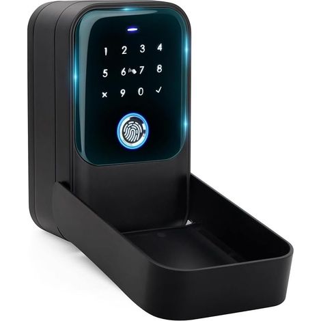 Armoire à clés intelligente avec empreintes digitales, convient pour les clés de maison et les agents immobiliers (1/5)