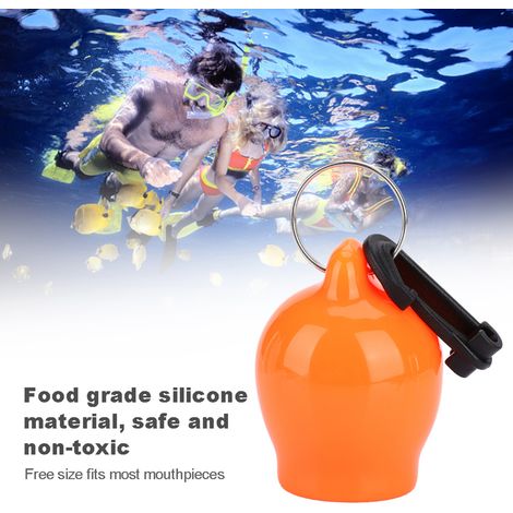 Capuchon de protection en silicone pour embout de plongée, étanche et anti-poussière, orange pour équipement de plongée