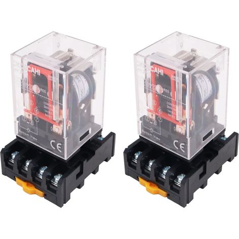 2 relais 24 V CC à usage général DPDT relais 2NO+2NC 8 broches (1/5)