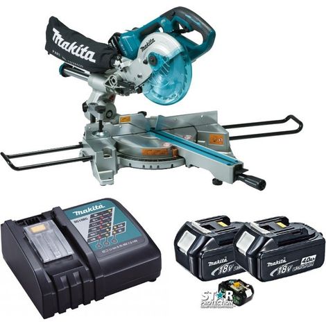 Makita DLS714RME Slide Compound Mitre Saw 18v 36v LXT 190mm, 2 x 4.0ah + Charger (1/4)