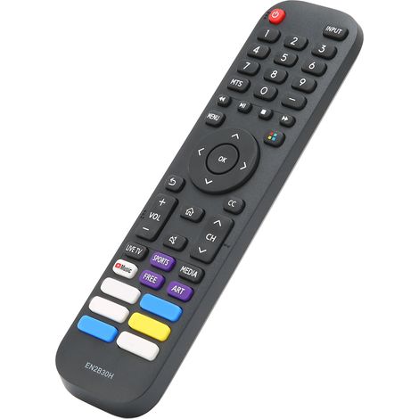 Ersatzfernbedienung für Hisense-Fernseher, kompatibel mit den Hisense-Modellen 55H6G/55H77G/55V6G/55A60G/55A60H/55A60GMV (1/5)