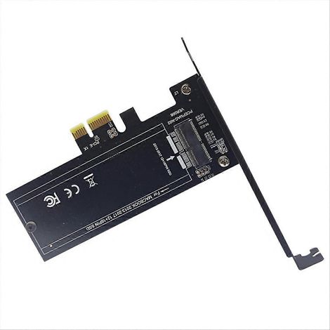PCI-E 1X auf 12+16 Pin SSD-Adapterkarte 12+16 Pin auf PCI-E X1 SSD-Erweiterungskarte für 12+16 Pin SSDs (2013-2017). (1/5)