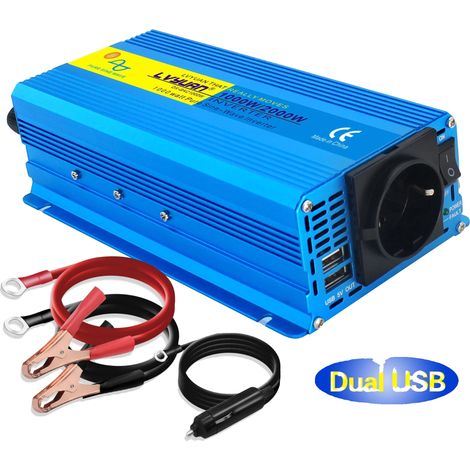 Onduleur, Sortie Onde Sinusoïdale Pure, Fonctionnalités de Protection Intelligente, 2000W 50Hz UE (1/2)