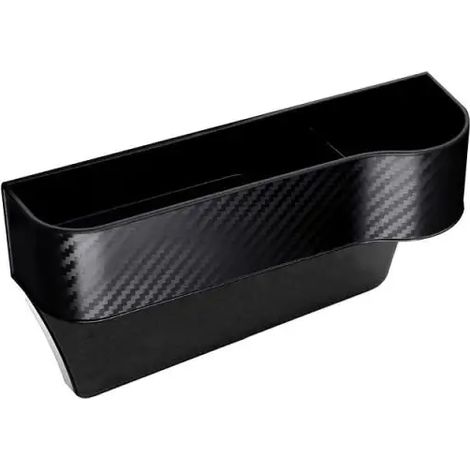 -6 Organisateur de rangement pour sièges auto, imperméable et résistant, en cuir PU, pour sièges avant et latéraux. Boîte de rangement pour accessoires auto. (1/5)