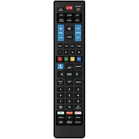 Télécommande de remplacement 5 en 1 – LG, Samsung, Sony, Philips et Panasonic (1/2)