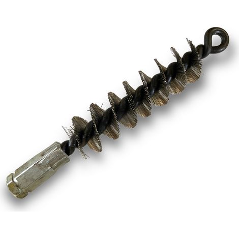 Brosse à tube PRO INOX Ø 25 mm Raccord M12175 femelle Ame en acier torsadé Nettoyage brossage tube et canalisation Kibros 41SCI25 (1/5)