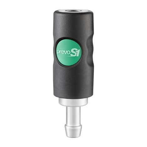 Raccord rapide de sécurité PREVOST, Tuyau cannelé 13mm Euro 10,4 en Corps Composite ( Prix pour 1 )