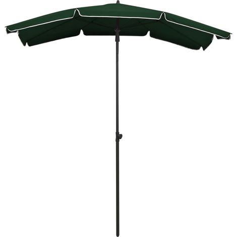 Maison Exclusive - Sonnenschirm mit Mast 200x130 cm Grün