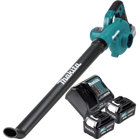 Soplador a batería Makita UB 101 DSM 12 V máx. + 2 baterías de 4,0 Ah + cargador