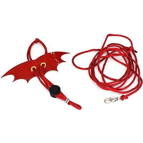 Joli harnais ailes traction ceinture lézard promenade laisse contrôle corde pour reptiles-M-Rouge