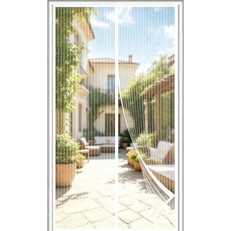 moustiquaire magnetique ajustable,moustiquaire pour porte de balcon (A (1/5)