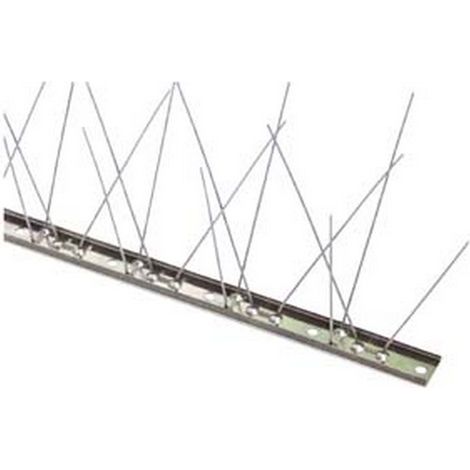 25MT DISSUASORE VOLATILI FLESSIBILE PLURISPILLO INOX - tipo normale - cm.100