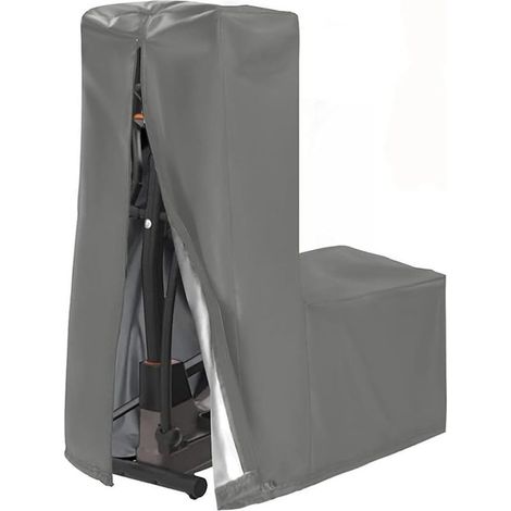 Housse de protection pour vélo elliptique - Étanche à la poussière et à l'eau (140 x 64 x 165 cm,Gris)