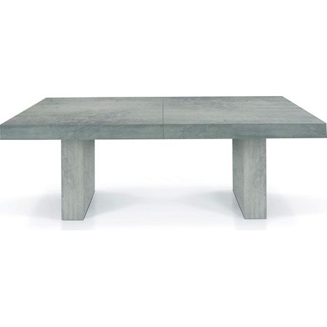 Tavolo in legno nobilitato beton allungabile 160x90 cm - 410x90 cm (1/2)