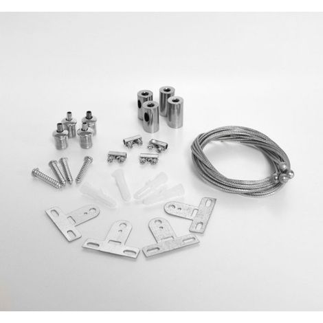 Kit de Suspension pour Dalle LED Carré 300x300 / 600x600 mm Miidex Lighting®