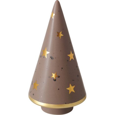 Figurine sapin en pierre naturelle LAMORA, 16 cm