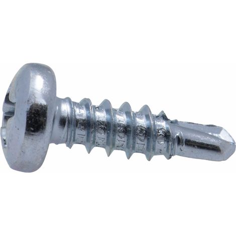 Vis autoperceuse zinguée tête fraisée PH 3,5x19 mm (lot de 26 vis)