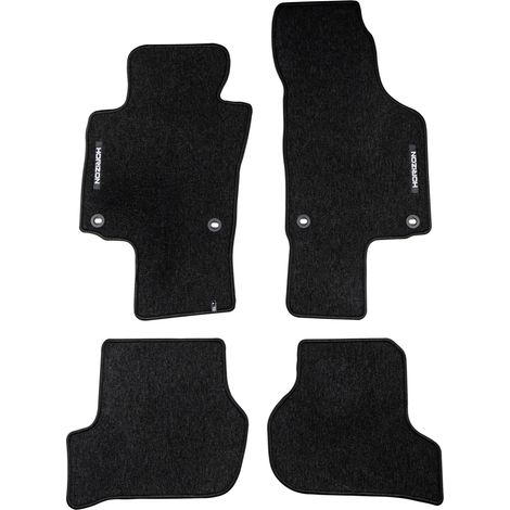 Tapis de Sol de Voiture pour VW Golf Plus 2005-2014 Velours Imperméable 4Pcs (1/5)