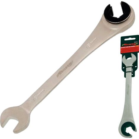 Neilsen 16mm Flare Nut Wrench Ratchet & Standard Open Ended Brake Pipe Spanner