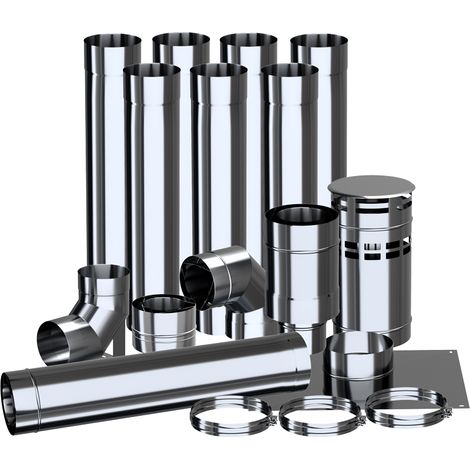ADAM GAS Konzentrischer Schornstein fi 100/150 - Schornsteineinsatz (1/5)