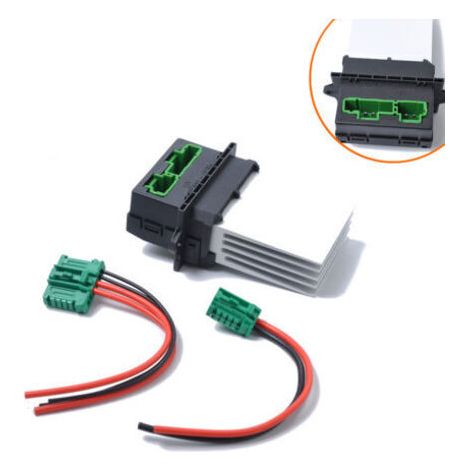 7701048390 7701207718 6441L2 Rrésistance de Ventilateur, Résistance de Ventilateur de Climatisation de Moteur de Chauffage Compatible pour Citroën Renault Megane Scénic Clio Peugeot 207 607 (1/4)