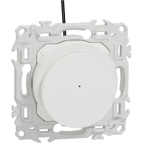 Interrupteur à carte - LED localisation incluse - 10 AX - Odace 2025 - S920283 - Schneider - Blanc craie (1/3)