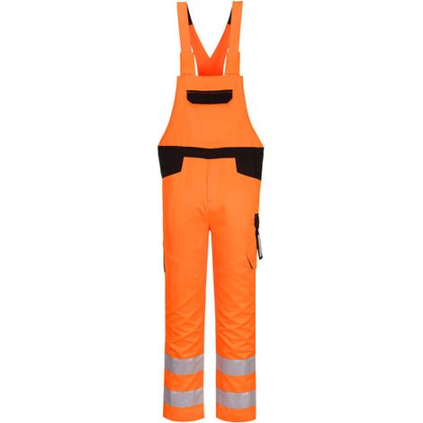 Peto PW2 de Alta Visibilidad para una Seguridad Óptima / Naranja Negro / XL