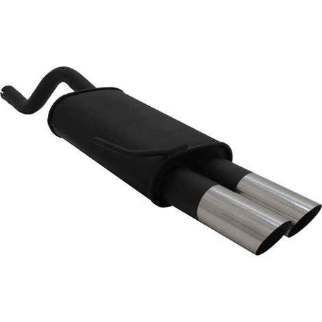 Silencieux Echappement Renault Clio 2 98/05 - 2x76mm MS-13824790