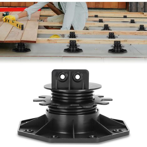 Lot de 100 plotterrasse réglable en hauteur 30-60 mm Lambourde pour Dalles de Terrasse, Sol, Pierre & Carrelage (1/5)