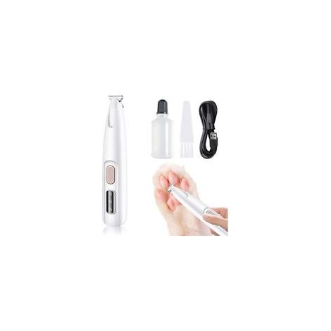 Tondeuse Chien, Tondeuse pour Chien Rasoir pour Chiens Chat Faible Bruit, Tondeuse étanche et Rechargeable pour Pattes D'animaux Avec Lumière LED pour Chat et Autres Animaux (1/5)