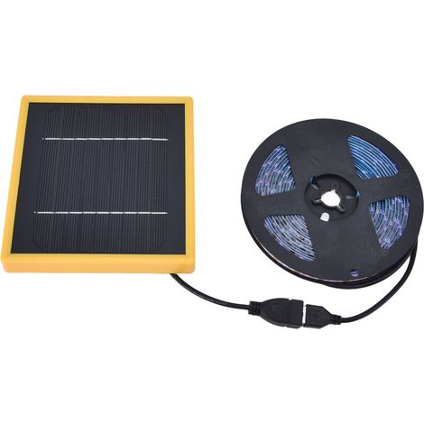 Bande lumineuse solaire pour la croissance des plantes, spectre complet, LED 5 W à flux lumineux élevé, 0,5 mètre / 19,7 pouces (1/5)