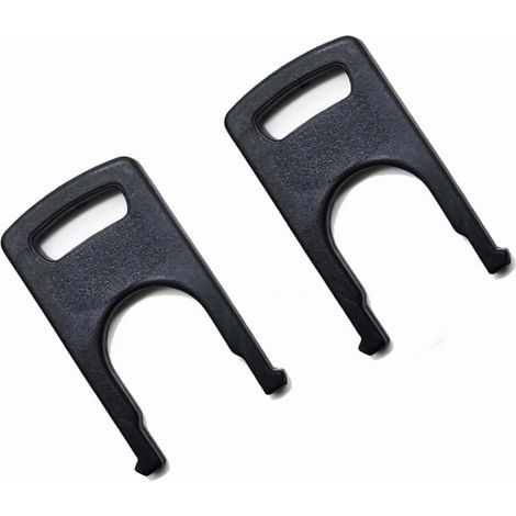 BEBUSINGOTO Set mit 2 Ersatz-U-förmigen Clips für Kärcher K1, K2 & K260 Abzugspistolen, Serie K520, Teilenummer 5.037-185.0/5.037-140.0, schwarz (1/5)