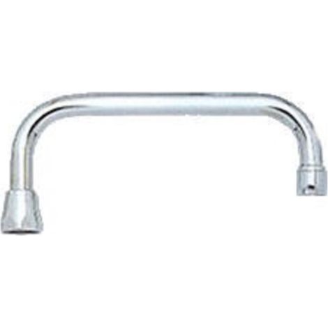 Bec déverseur par dessus chromé avec aérateur - SAS - 0150023 - Filetage 1/2 - longueur 200