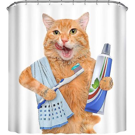 Der neue, wasserdichte Duschvorhang (1 Stück) fürs Badezimmer