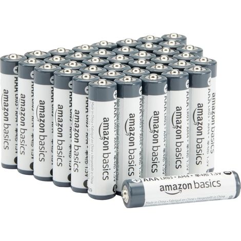 Lot de 40 piles alcalines industrielles AAA, 1,5 V, durée de conservation de 5 ans (1/5)