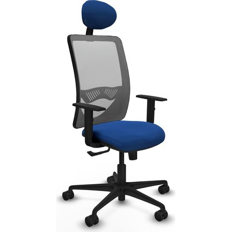 Silla de oficina piqueras y crespo Zulema negro espuma alta resiliencia (1/2)