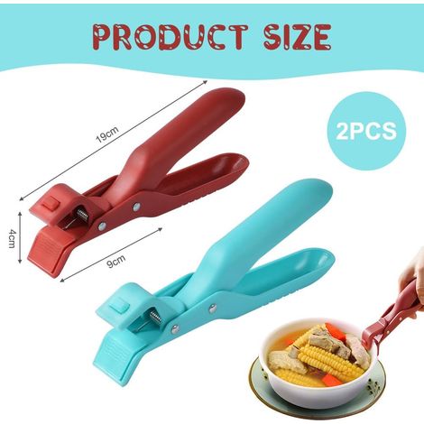 pinces anti lot de 2 silicone antidérapant antidérapantes (1/4)