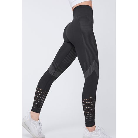Leggings de yoga taille haute pour femmes, pantalons de yoga de sport, course à pied, cyclisme, vêtements de tous les jours, noirs, taille L. (1/5)